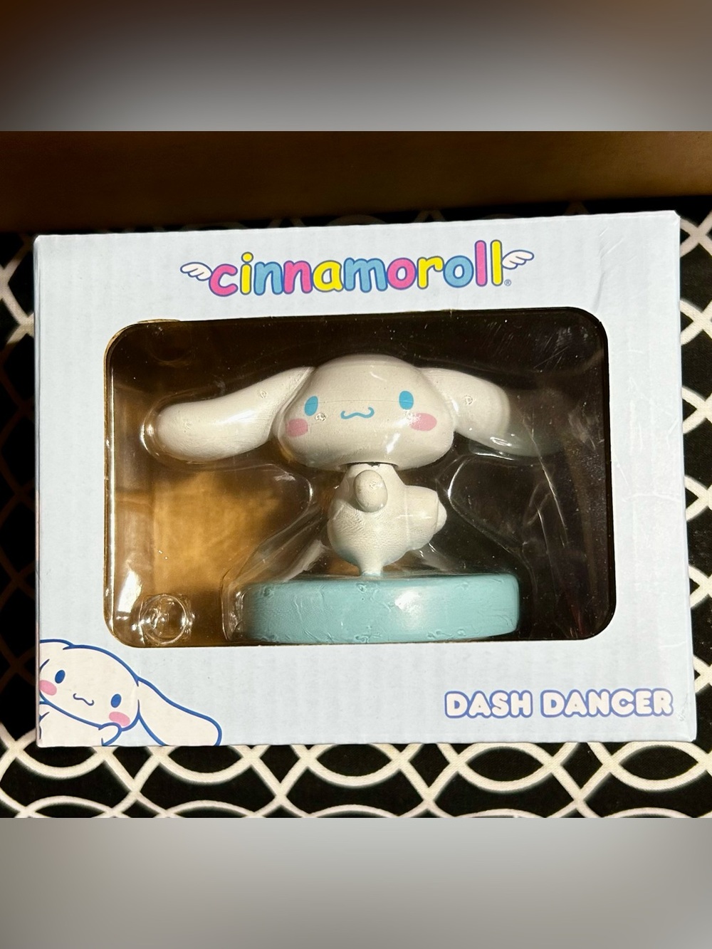 Sanrio Cinnamoroll Dash Dancer Bobble Head Figure Car Desk Hello Kitty Movie